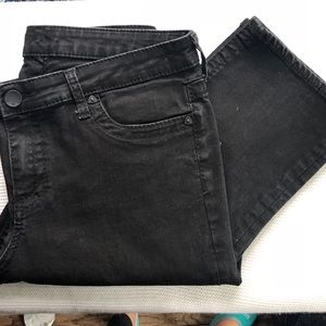KFTK STEVIE STRAIGHT BLACK JEANS SZ 12